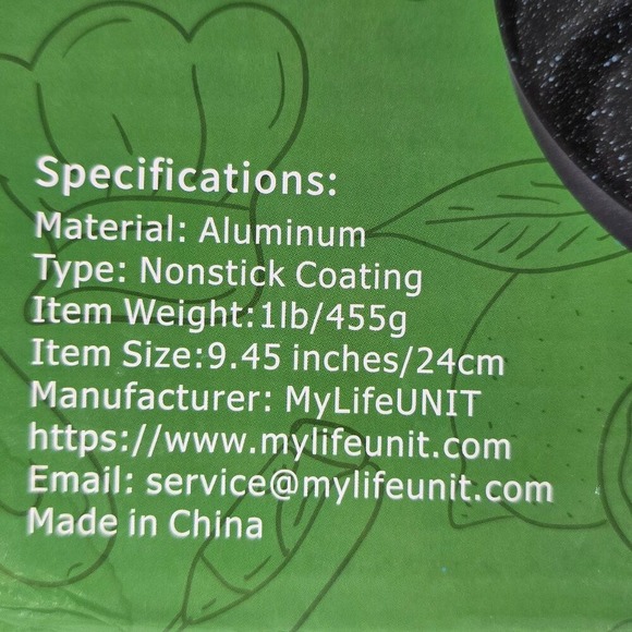 MyLifeUNIT Aluminum 4-Cup Egg Frying Pan, Non Stick Egg Cooker Pan - Picture 6 of 7